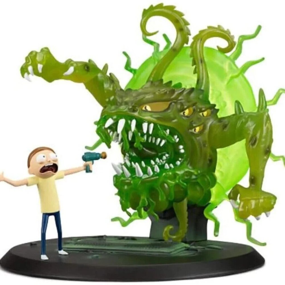 Adult Swim Rick and Morty - Morty Monster Mayhem Figure & Blanket